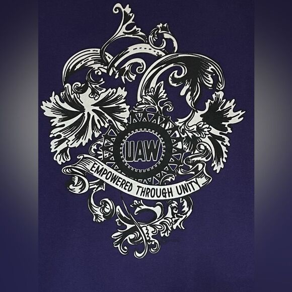 Union Line USA Made Hoodie Purple M - Picture 4 of 7